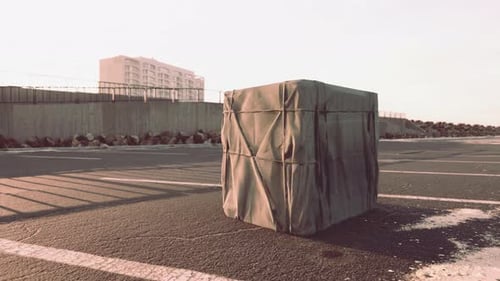 Dynamic Fabric Unveiling Effect for Content Reveal