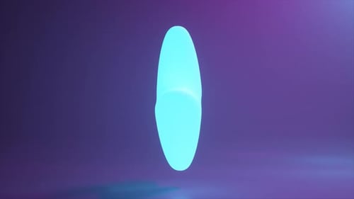 Animated Glowing Lightning Bolt Icon Reveal