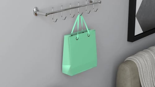 3D Animated Shopping Bag for Product Promotion