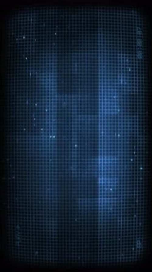 Digital Glitch Grid Screen Vertical Scan Background