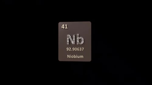 Tableau périodique du niobium