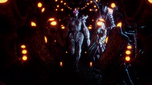 Biomechanical Girl VJ Loop