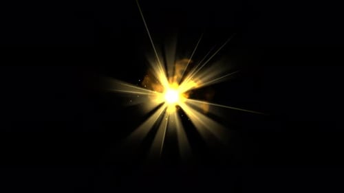 Rayos de sol brillantes, incluido el fuego