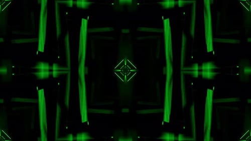 Green Neon Screw Abstract Stripes Background Vj Loop In 4K