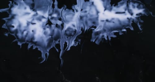 Paint Spill Blur Drip Art Splatter Water Shiny