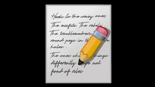 Pencil Writing Text Reveal Animation