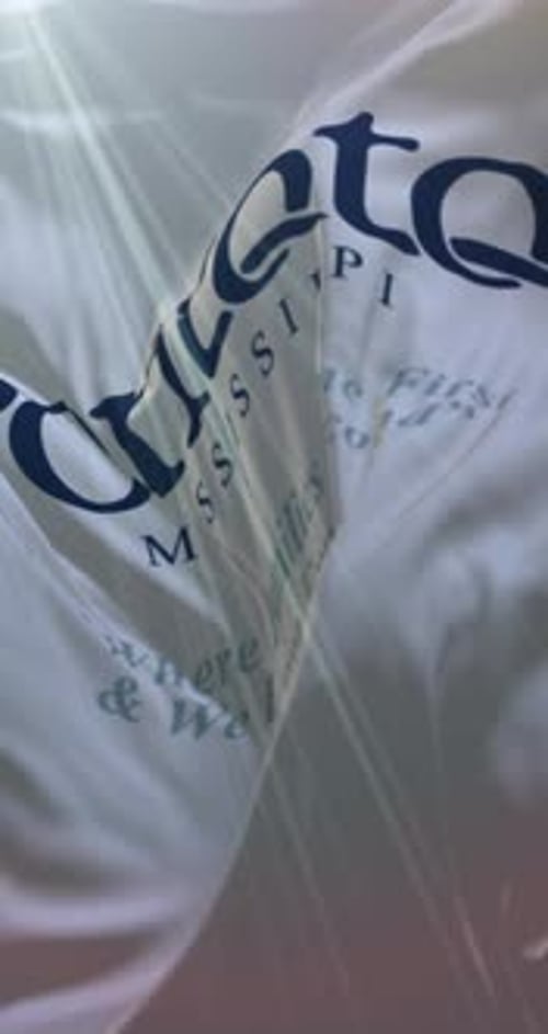 Dynamic Waving Cloth Background with Light Rays Animation