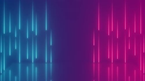 Modern Glowing Neon Lights Loop Background Wallpaper