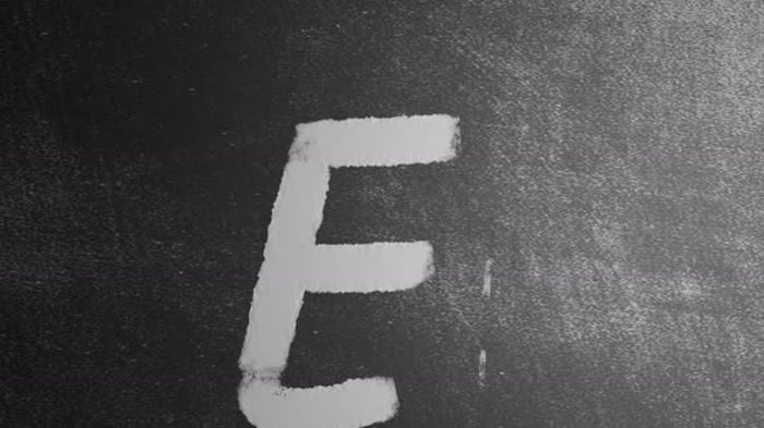 Math equations Background Greenscreen effect. Math and physics formulas ...