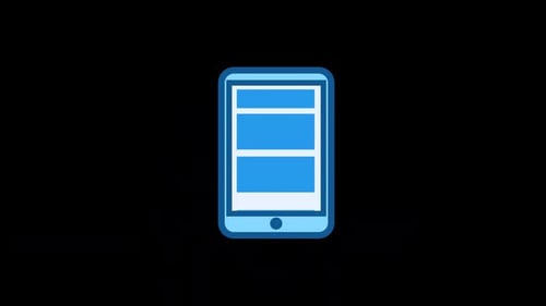 Application Ui Design For Mobile And Computer Web Browser Devicess Blue Alpha Channel