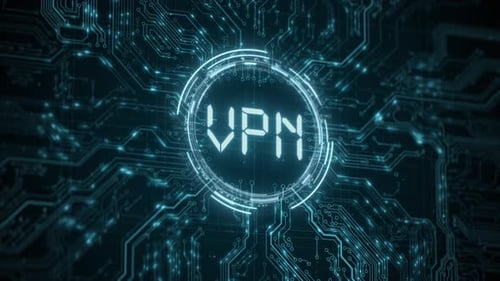 Virtual Private Network VPN Data Encryption and IP Substitute Secure Connection Concept Technology