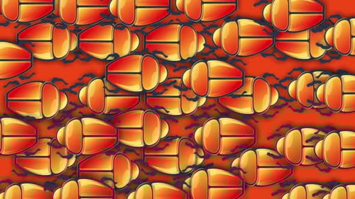 Tattoo Icon Loop Background