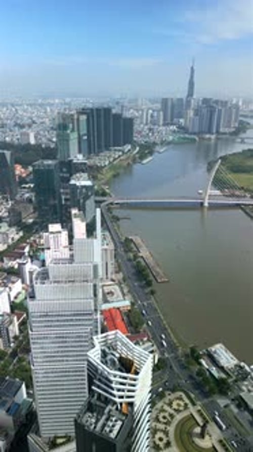 Downtown Ho Chi Minh City Vietnam