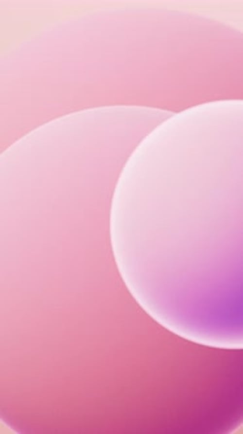 Abstract Fluid Spheres Floating Gently Motion Background