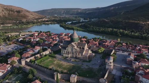 Svetitskhoveli Cathedral In Authentic Mtskheta