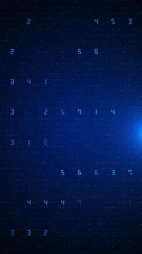 Geometric background dynamic display of lines, dots, and triangles, symbolizing advanced technology