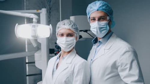 Modern Dental Team Collaborating in a Clinic with a Patient Focus