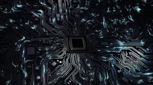Computer Code Futuristic Background Artificial Intelligence Big Data Encryption AI Computer Data