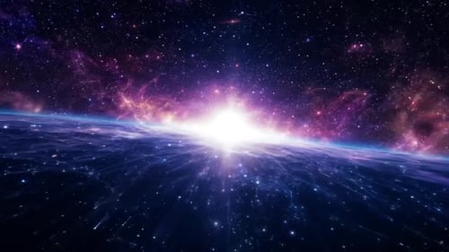 Galaxy and Nebula. Abstract space background.