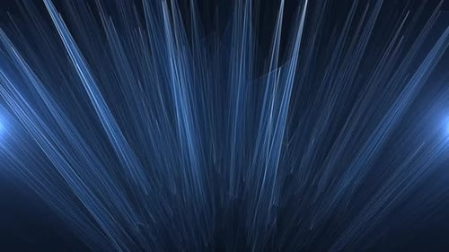Abstract Blue Light Rays Animated Background