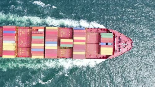 Import- und Exportgeschäft, Frachtschiff