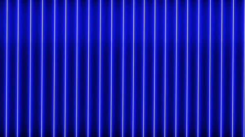 Neon Blue Vertical Lines Motion Background Loop