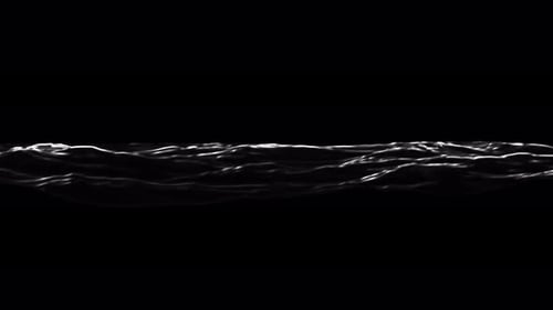 Loop Animation of Water on Black Background