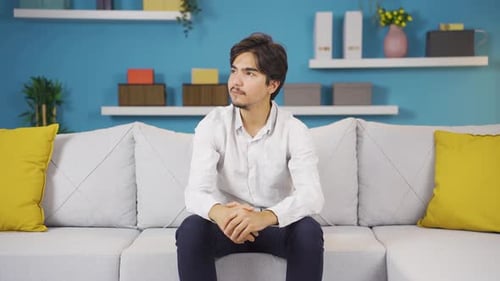 Man with family problems.