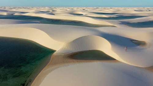 Lencois Maranhenses At Santo Amaro In Maranhao Brazil.