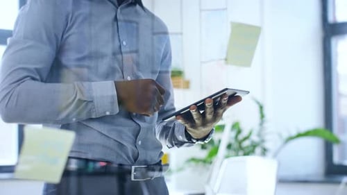 Business and People Concept - Close Up of of African American Businessman