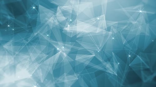 Plexus Technology Digital Background Loop Blue V7