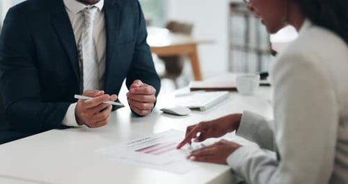 Paperwork, collaboration and hands of business people negotiation on legal lawsuit