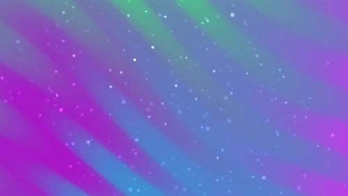 Vibrant Flowing Gradient Background with Sparkling Particles