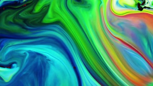 Abstrakte farbige Tintenbewegungen breiten sich auf Wasser aus Textur 314