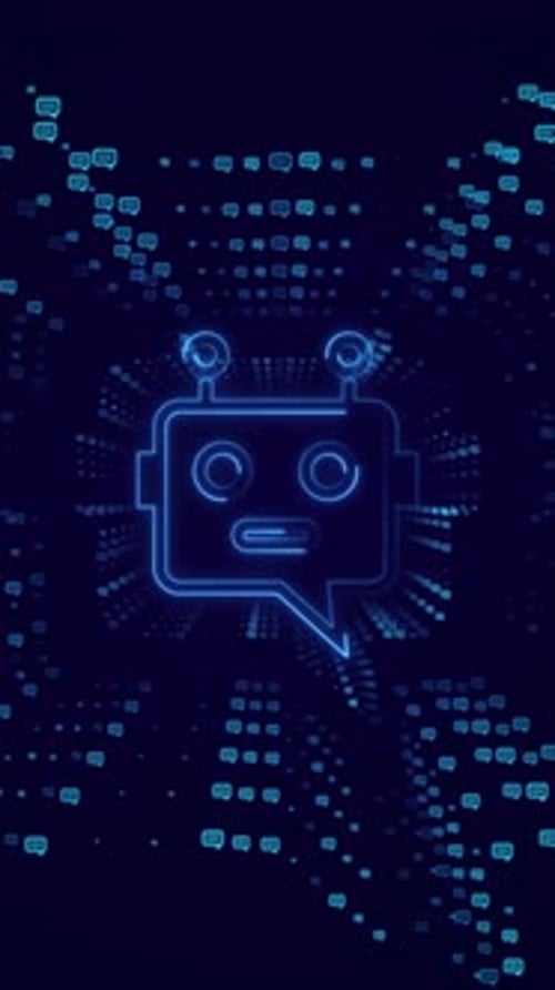 AI Chatbot Digital Chatbot, interface ChatGPT : informations et données dans une application de robot réseau en ligne