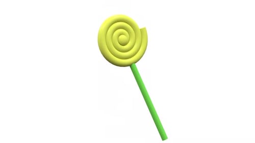 Animated 3d Candy 4 with Alpha