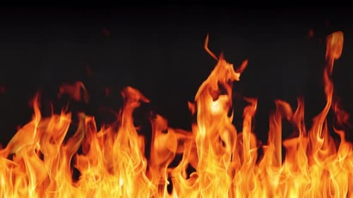 Loopable Flames in Zeitlupe