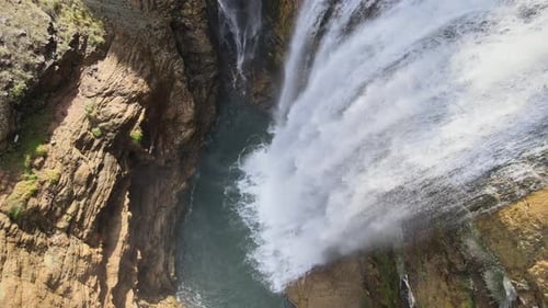 waterfall aerial view
