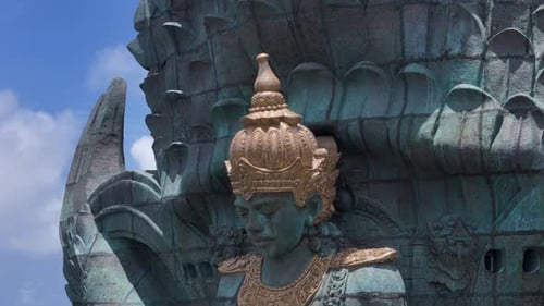 Vue aérienne de Garuda Wisnu Kencana Bali