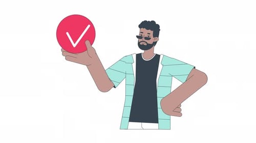 Solving task line 2D animation