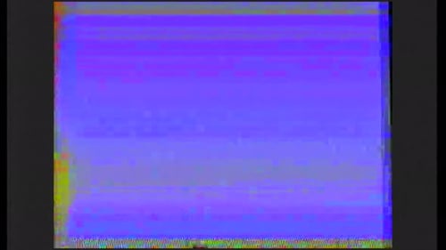 Fondo de pantalla de TV antigua de animación digital VHS abstracta y efecto de ruido analógico