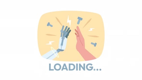 Animated Humanai Interaction Loader