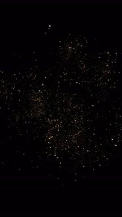 Sparkling Particle Burst Reveal Animation
