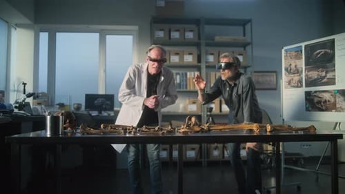 Scientists Examine Human Remains with Augmented Reality Headsets
