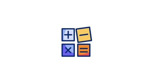Animiertes Mathematik-Symbol