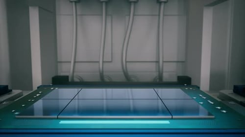 Electronic Circuit Boards on a Modern Assembly Line