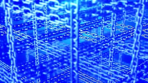 Block chain. blockchain Technology concept