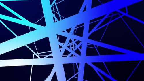 Dynamic Blue Gradient Strokes Abstract Background