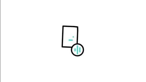 Icono animado de dictado