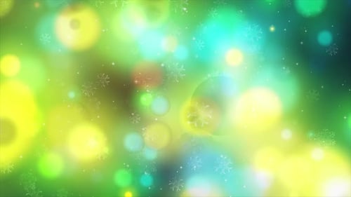 Partículas esféricas brillantes. Fondo abstracto tamaño 4K